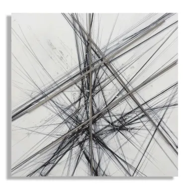 OBRAZ NA PŁÓTNIE STIKY -A- 80X2,8X80 cm